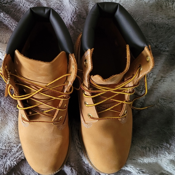 6" Timberland  Waterproof Boots in Wheat Nunuck Size 7 US - Picture 3 of 12
